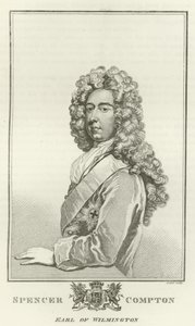 Spencer Compton, Graaf van Wilmington door Godfrey Kneller